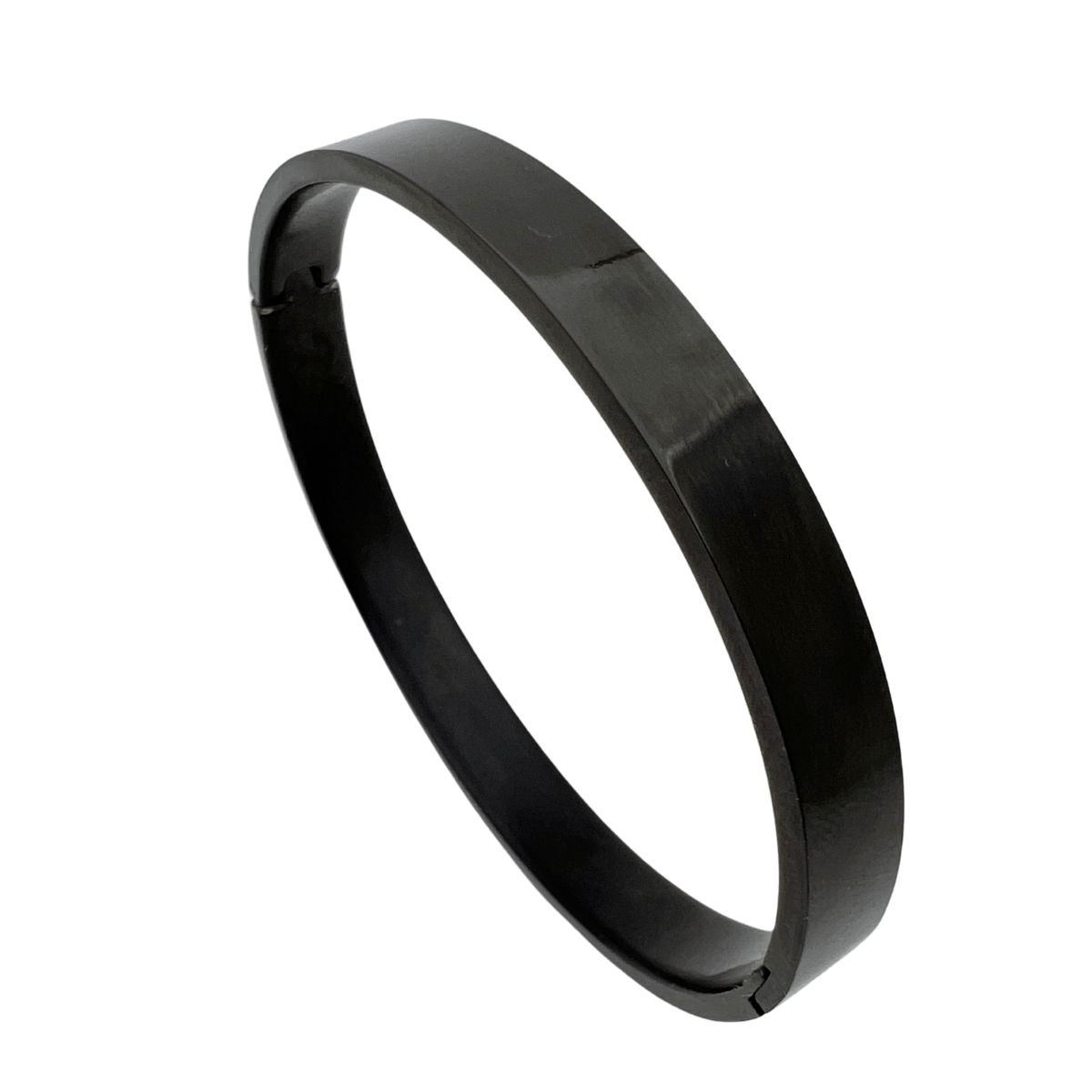 Sleek Black Steel Men's Kada
