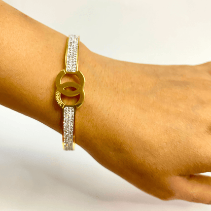 Gold Plated Interlocking Designer Bracelet2