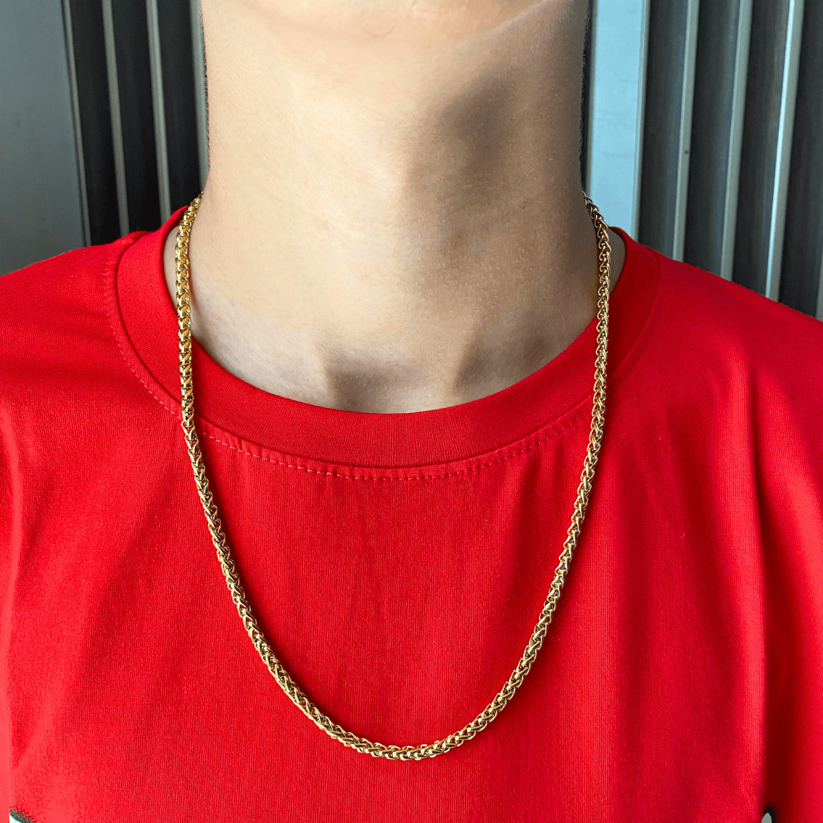 Men’s Gold Plated Rope Chain