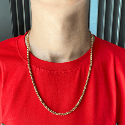 Men’s Gold Plated Rope Chain