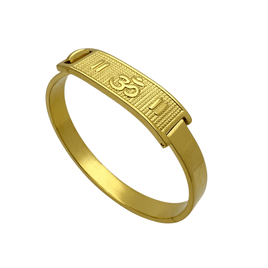 Om Engraved Men’s Kada